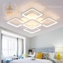 Đèn Led Ốp Trần Mica 5Tay Hình Tam Giác